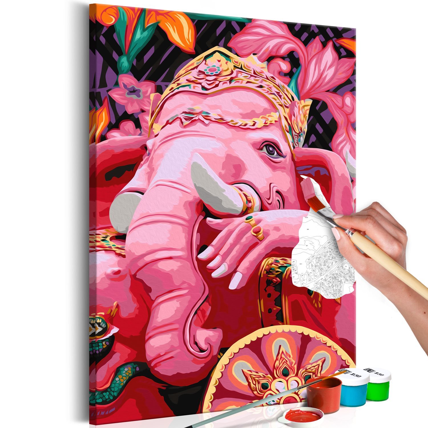 PoliHome Πίνακας για να τον ζωγραφίζεις - Ganesha 40x60