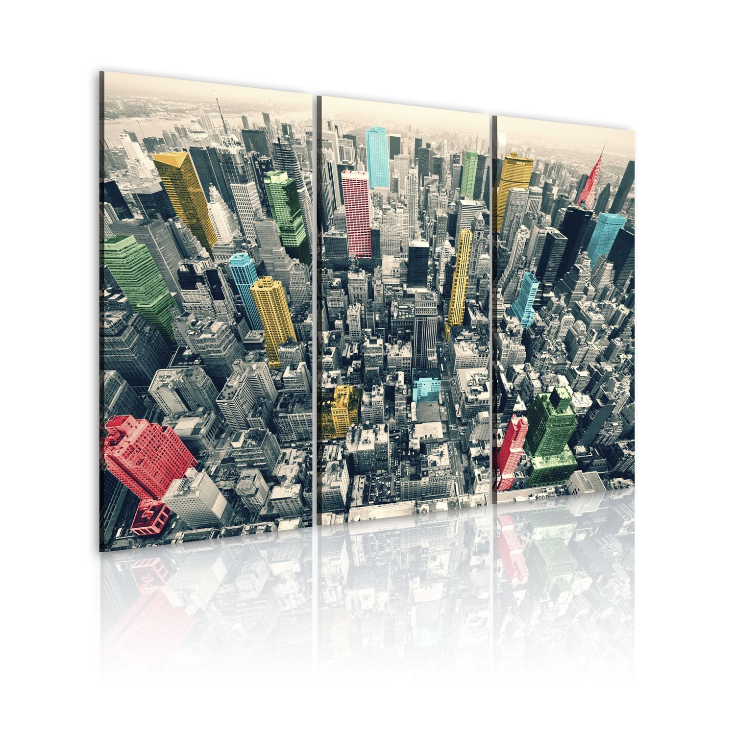 PoliHome Πίνακας - New York, blackwhitecolors 120x80