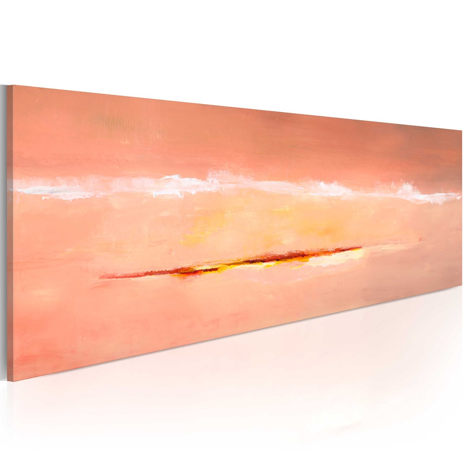 Χειροποίητα ζωγραφισμένος πίνακας – Abstract daybreak 100×40