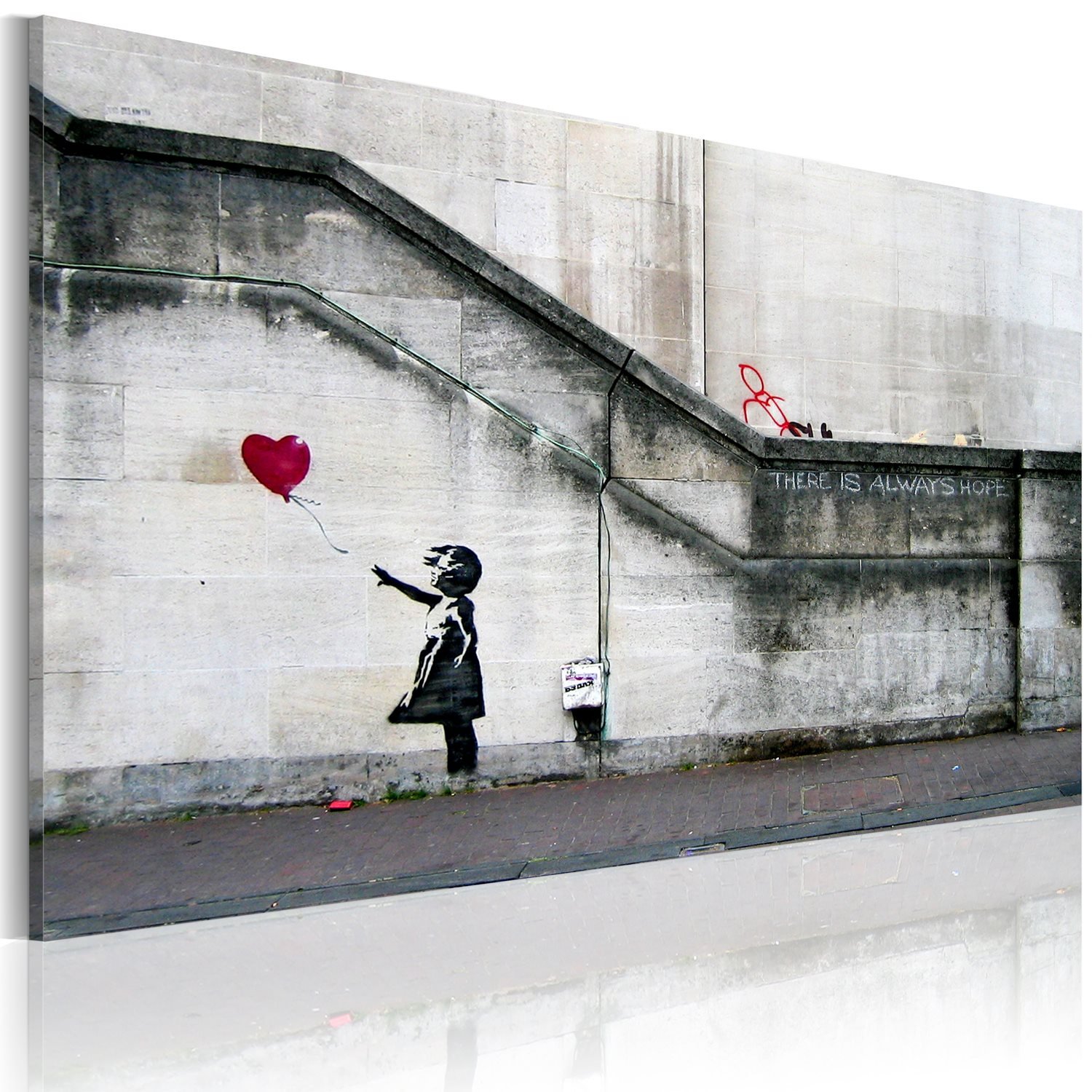 Πίνακας – There is always hope (Banksy) 60×40