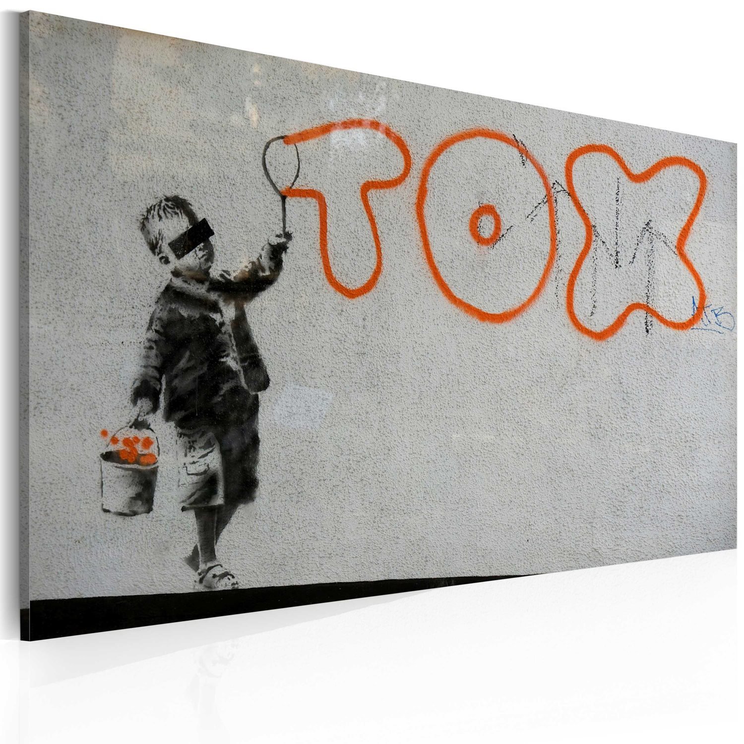 PoliHome Πίνακας - Wallpaper graffiti (Banksy) 60x40