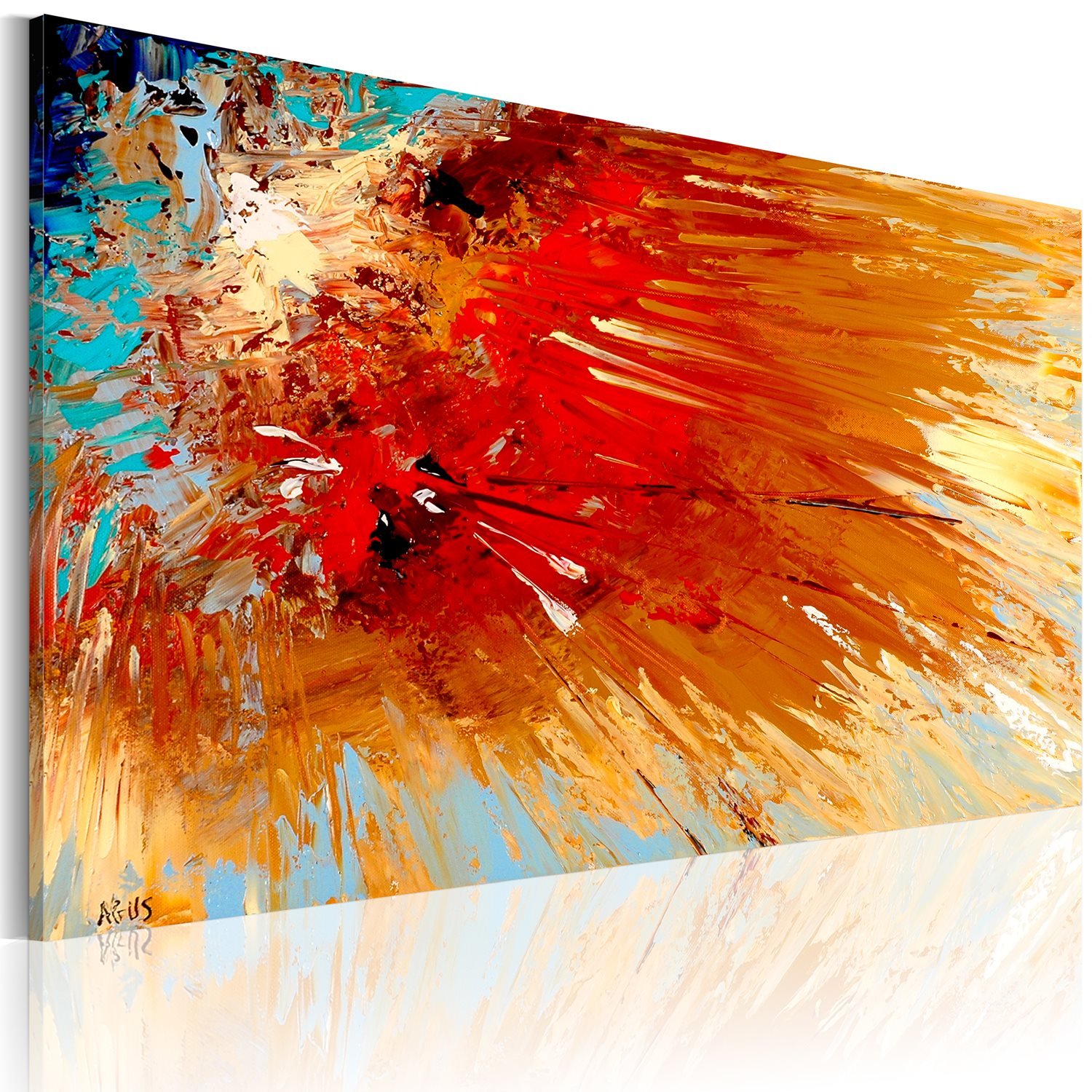 Χειροποίητα ζωγραφισμένος πίνακας – Explosion 90×60