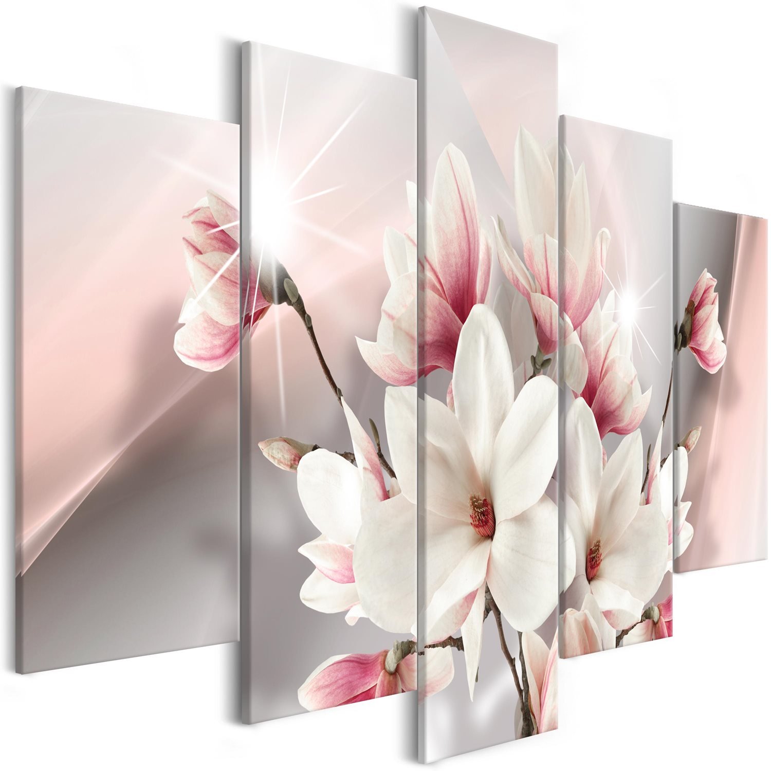 Πίνακας – Magnolia in Bloom (5 Parts) Wide 225×100