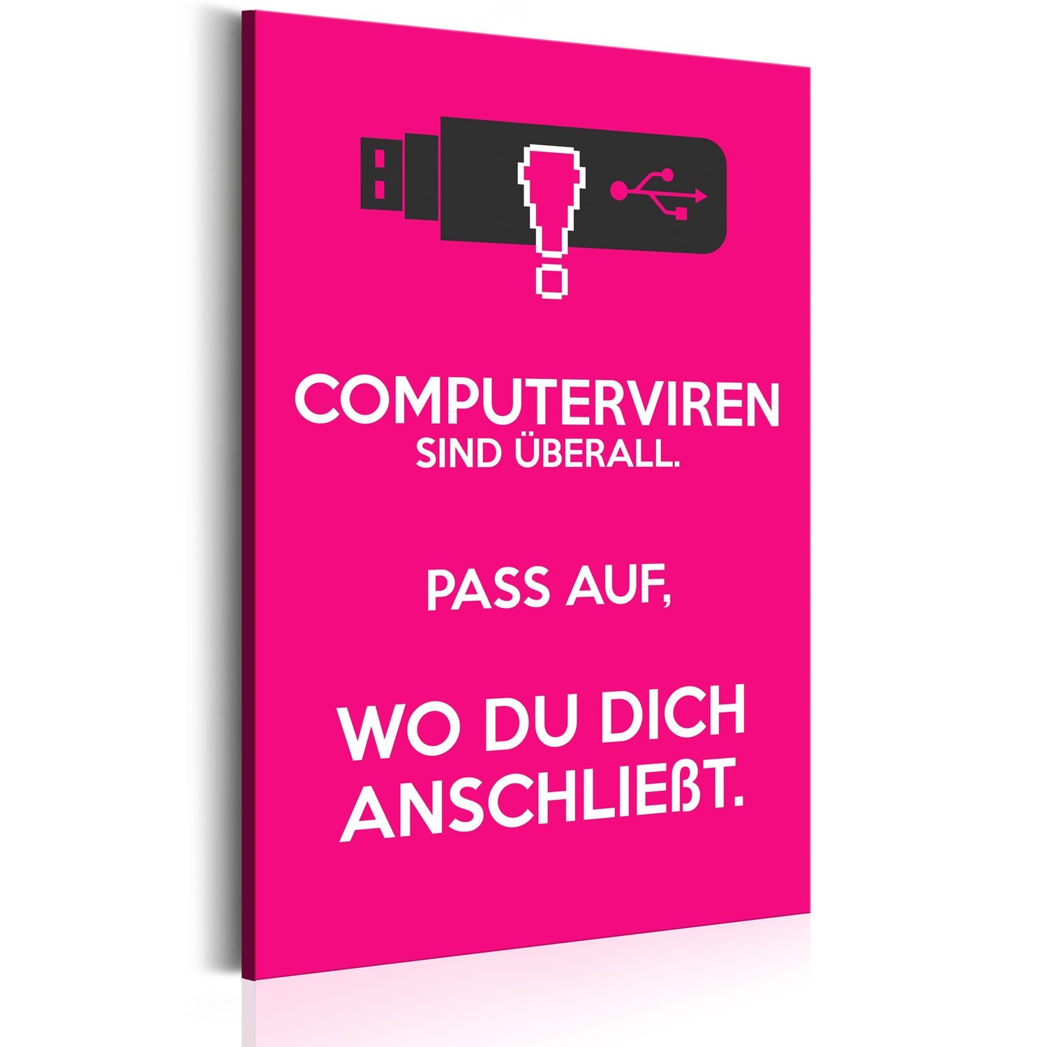 Πίνακας – Computerviren sind überall 40×60