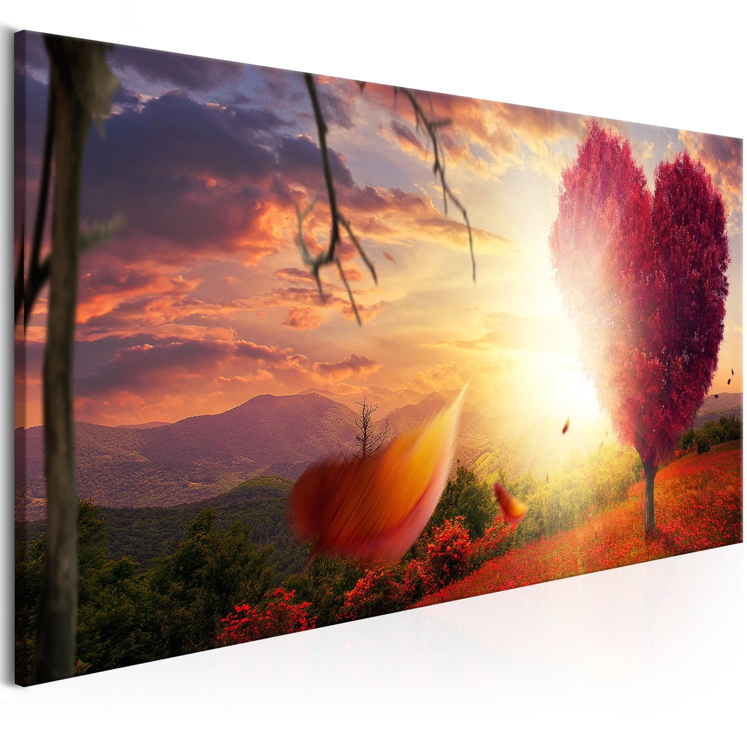 Πίνακας – Autumnal Heart (1 Part) Wide 100×45