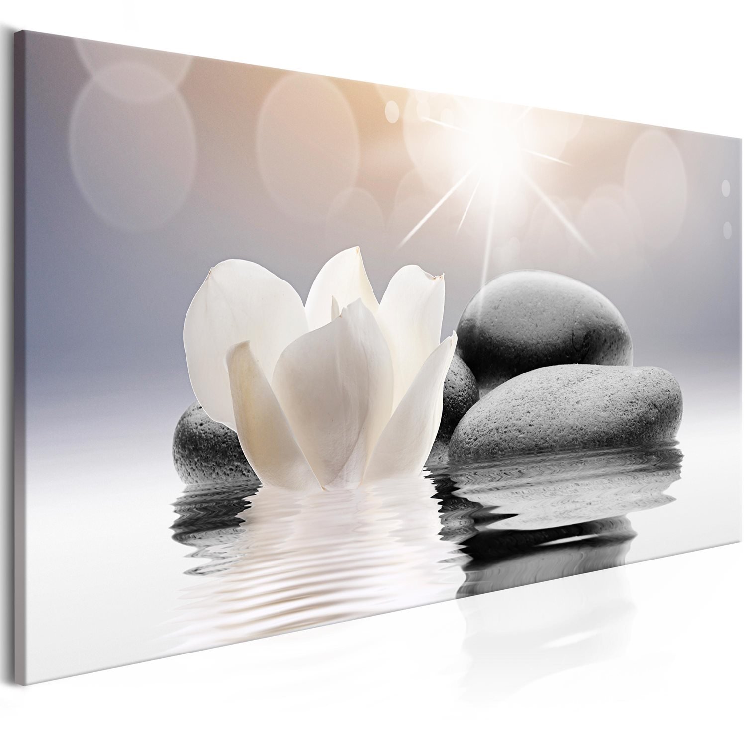 PoliHome Πίνακας - Natural Lightness (1 Part) Wide 100x45