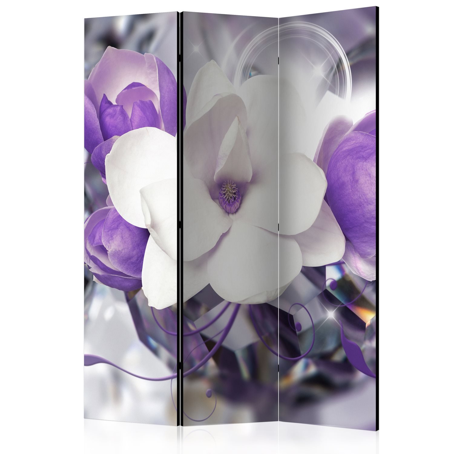 PoliHome Διαχωριστικό με 3 τμήματα - Purple Empress [Room Dividers] 135x172