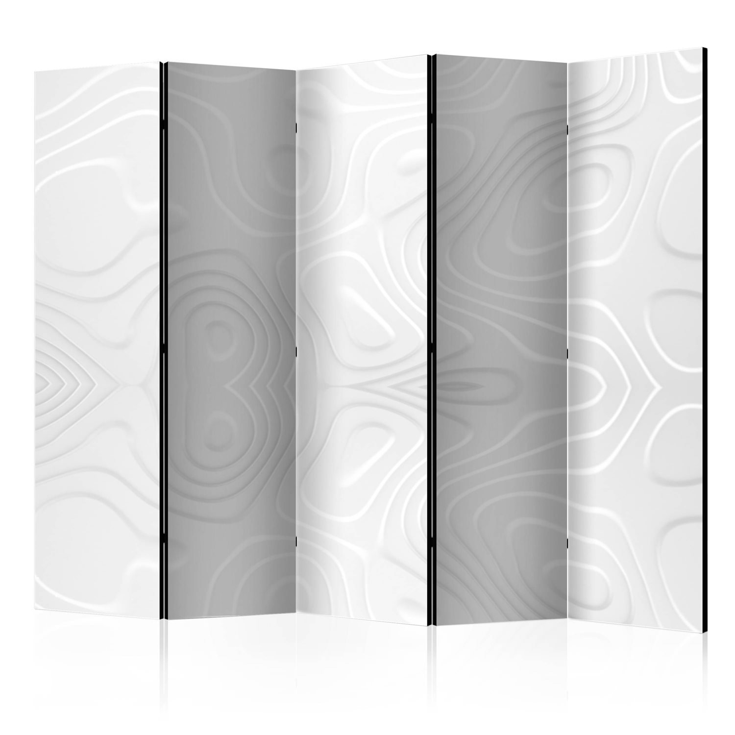 Διαχωριστικό με 5 τμήματα – Room divider – White waves II 225×172