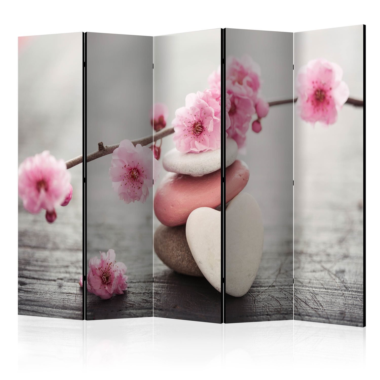 Διαχωριστικό με 5 τμήματα – Zen Flowers II [Room Dividers] 225×172