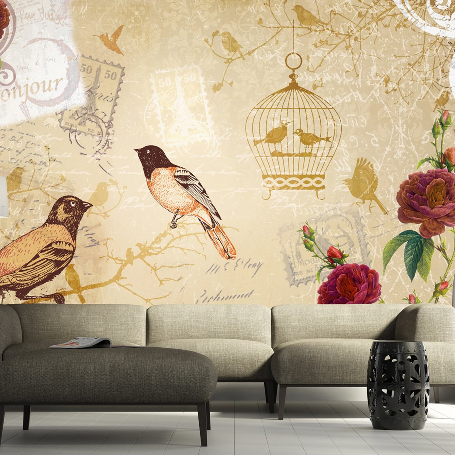 PoliHome Φωτοταπετσαρία - Bonjour 250x175