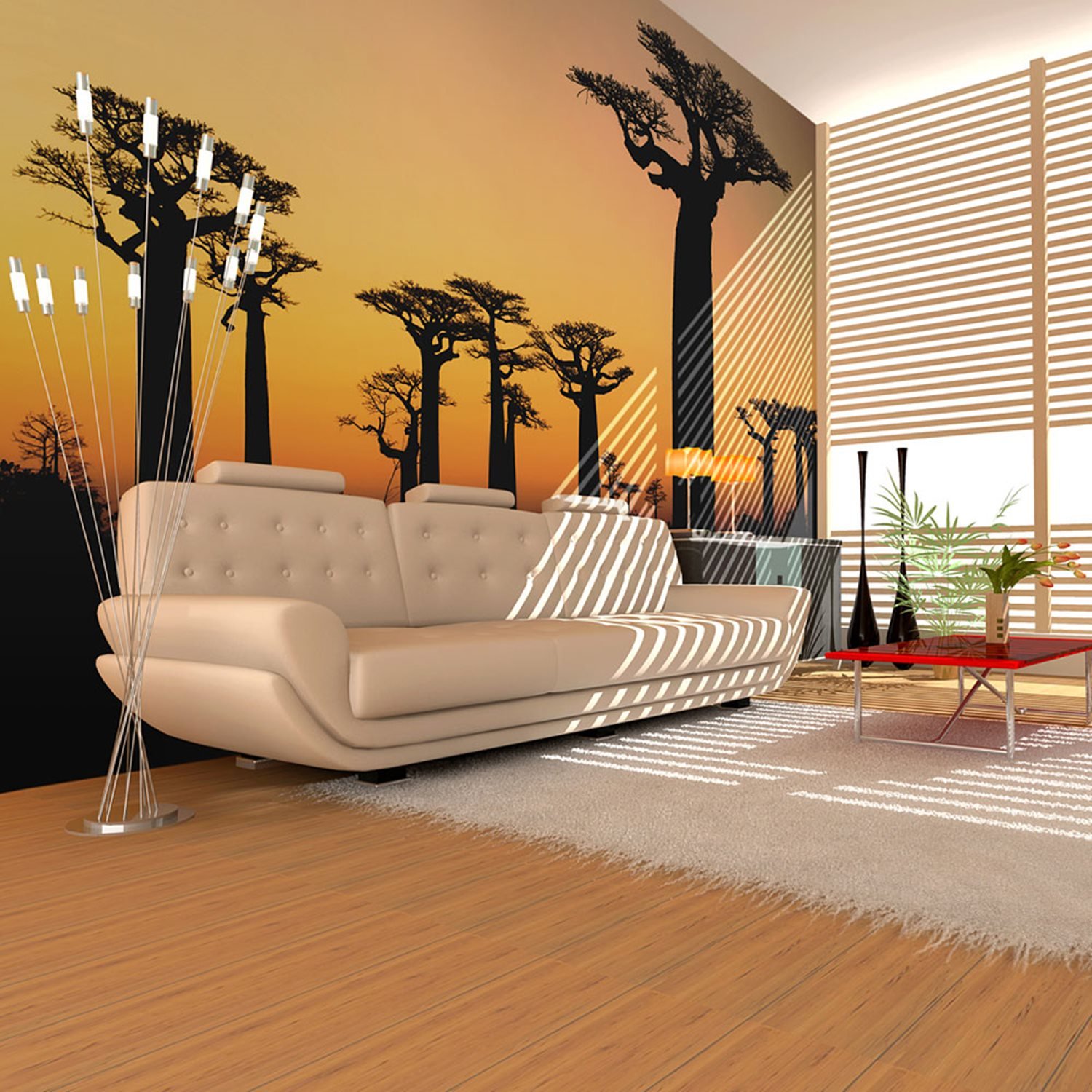 PoliHome Φωτοταπετσαρία - African baobab trees 300x231