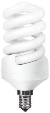 Λαμπτήρας Οικονομίας E14 Spiral 15W 2700K Luxram