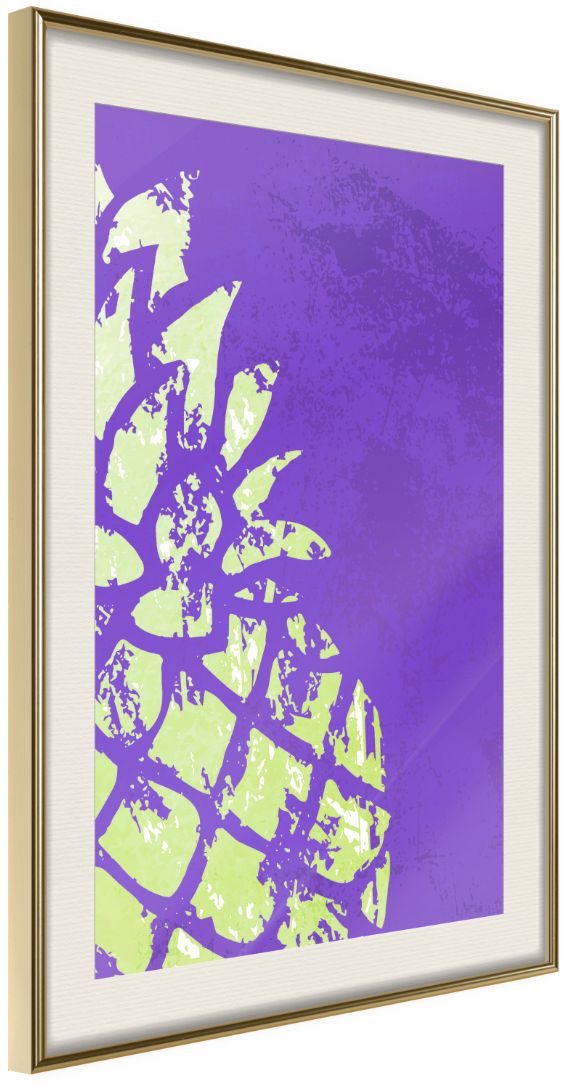 PoliHome Αφίσα - Strong Contrast - 40x60 - Χρυσό - Με πασπαρτού