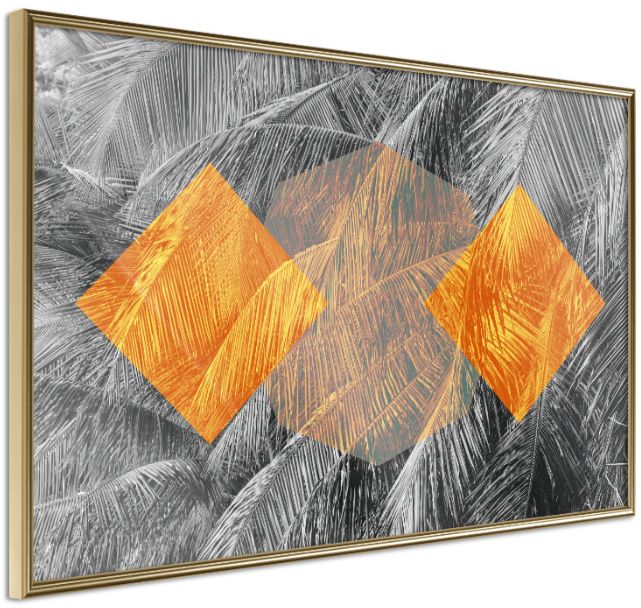 PoliHome Αφίσα - Agent Orange - 60x40 - Χρυσό - Χωρίς πασπαρτού