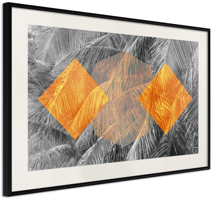 PoliHome Αφίσα - Agent Orange - 60x40 - Μαύρο - Με πασπαρτού