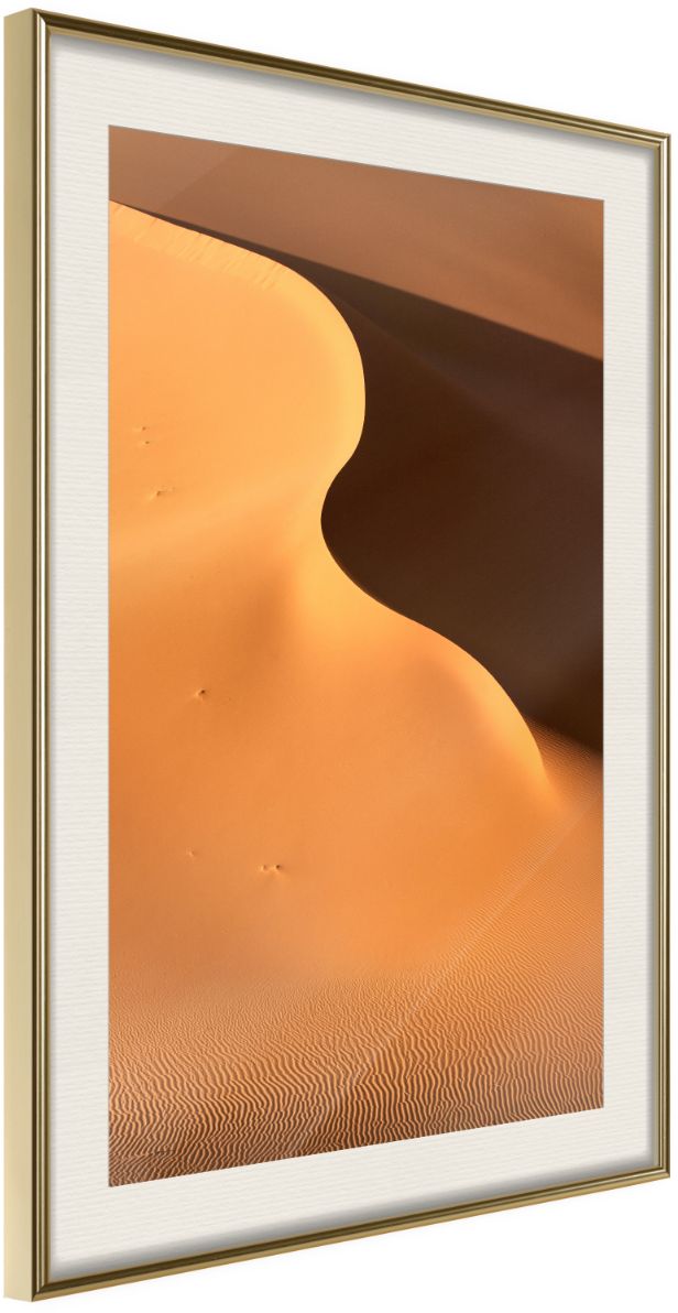 PoliHome Αφίσα - Ridge of Dune - 30x45 - Χρυσό - Με πασπαρτού