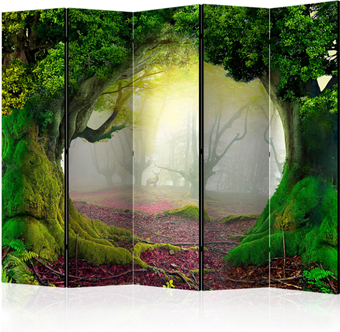 Διαχωριστικό με 5 τμήματα – Enchanted forest II [Room Dividers]