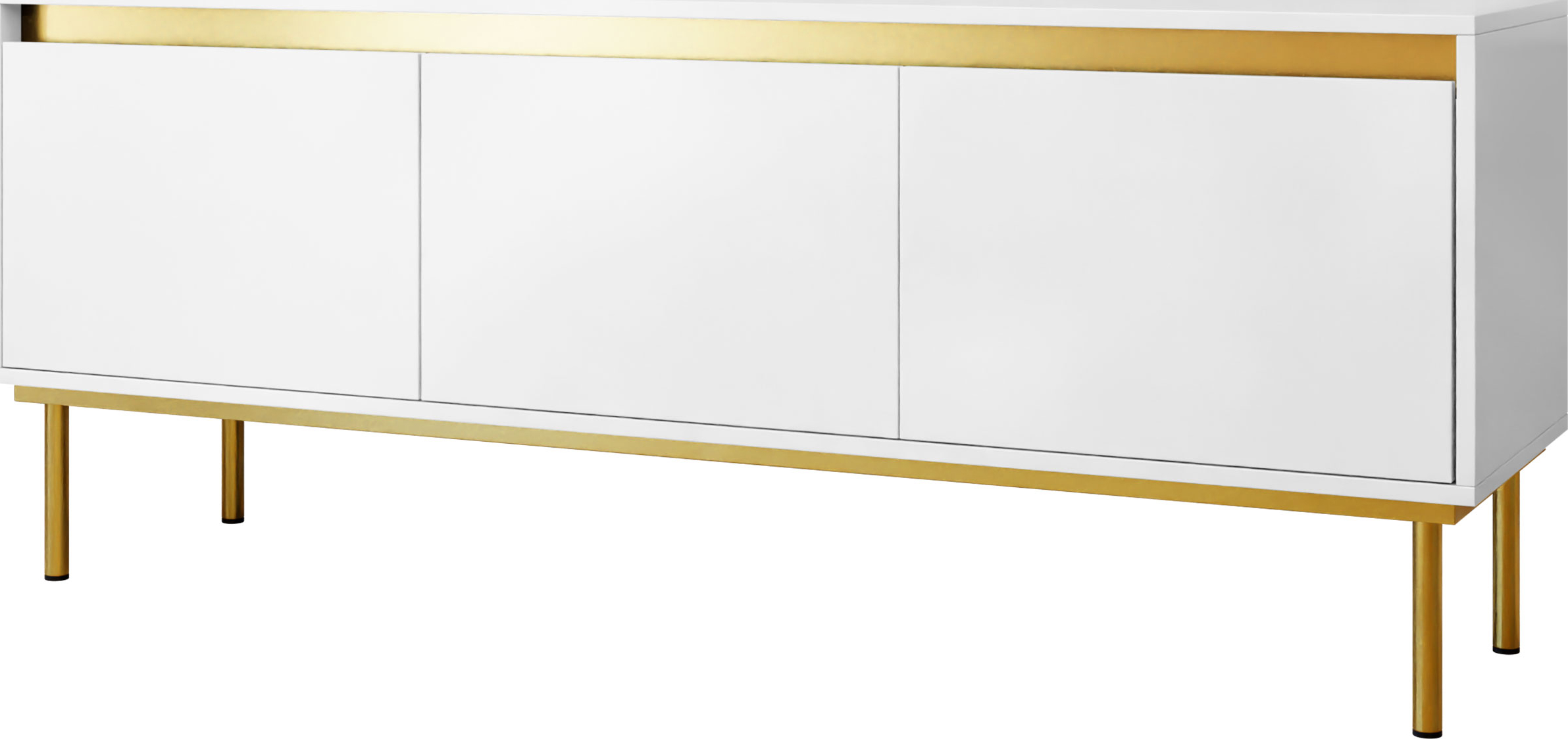 PoliHome Έπιπλο τηλεόρασης Carmesi 3D-Leuko-Xriso