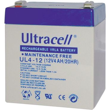 Μπαταρίες μολύβδου Ultracell 12V 4Ah F1
