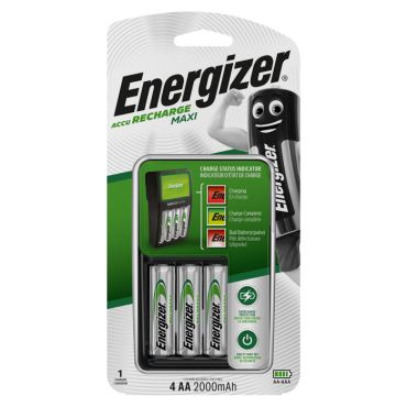 Φορτιστής μπαταριών AA/AAA Energizer Maxi charger με 4 μπαταρίες AA