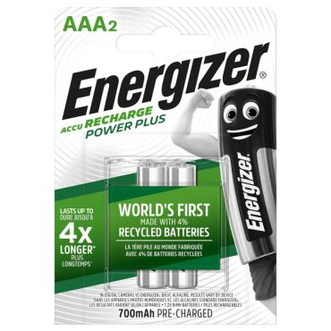 Επαναφορτιζόμενες μπαταρίες Energizer Power plus AAA-HR03 700mAh Ni-MH 1.2V