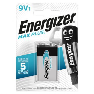 Μπαταρίες αλκαλικές Energizer Max plus 9V-9B-6LR61