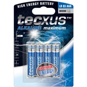 Μπαταρίες αλκαλικές Tecxus AAA-LR03 1.5V