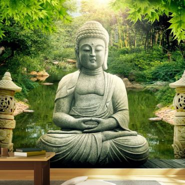 Αυτοκόλλητη φωτοταπετσαρία - Buddha's garden