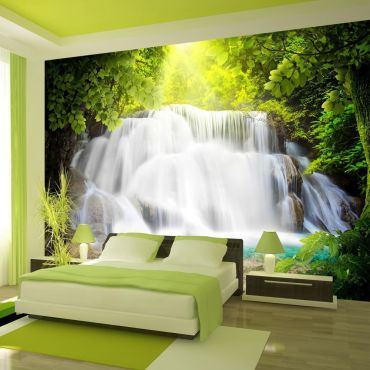 Self-adhesive photo wallpaper - Arcadian waterfall