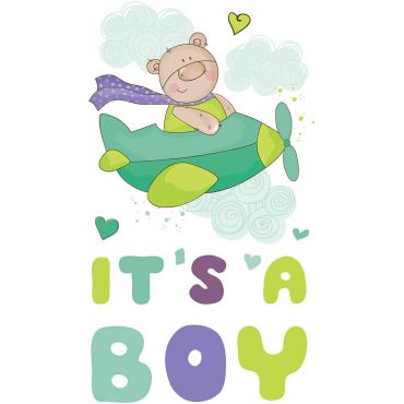 Διακοσμητικά αυτοκόλλητα τοίχου It’s A Boy XS