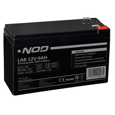 Μπαταρίες μολύβδου NOD LAB 12V9AH