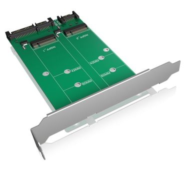Mετατροπέας M.2 SATA SSD σε SATA ICY BOX CVB512-S 2 συνδέσεων