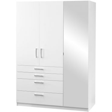 Wardrobe Pekos Lux 150 3-door with mirror