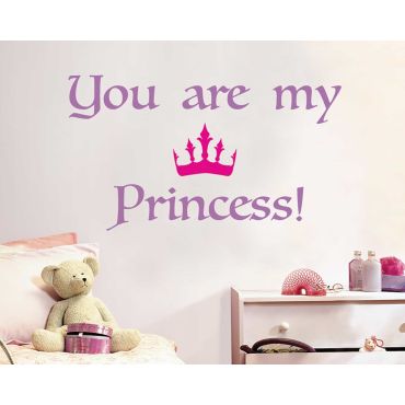 Διακοσμητικά αυτοκόλλητα τοίχου Princess L