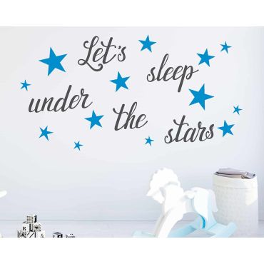 Διακοσμητικά αυτοκόλλητα τοίχου Let's Sleep L