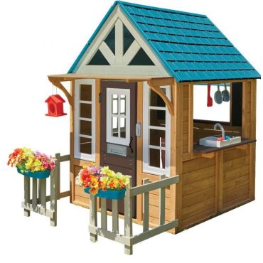 Υπαίθριο σπιτάκι KidKraft Lakeside Bungalow Playhouse