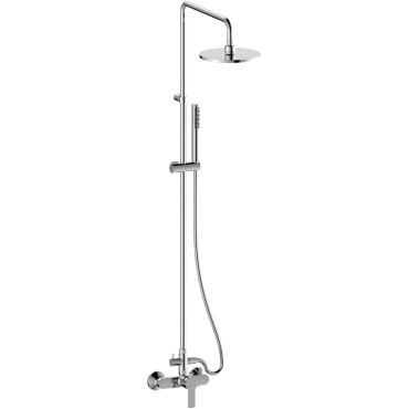 Cora shower faucet with head and column