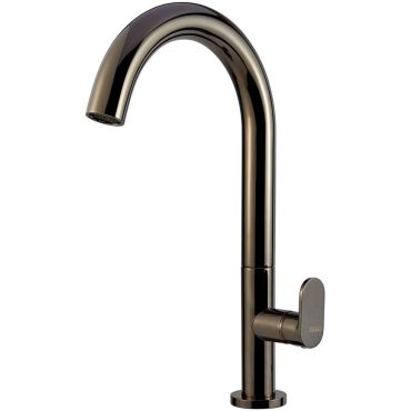 Basin faucet tall with valve Clic-Clac Slim Vicario