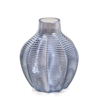 Iridescent glass jar