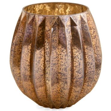 Plate glass jar with antique design