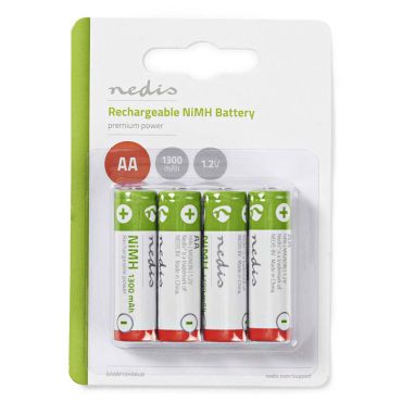 Επαναφορτιζόμενες μπαταρίες Nedis BANM13HR64B AAA-HR03 1300mAh Ni-MH 1.2V