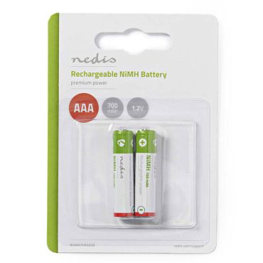 Επαναφορτιζόμενες μπαταρίες Nedis BANM7HR032B AAA-HR03 700mAh Ni-MH 1.2V