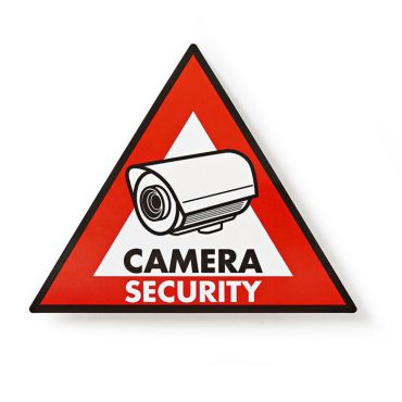 Αυτοκόλλητο CAMERA SECURITY Nedis STCKWC105