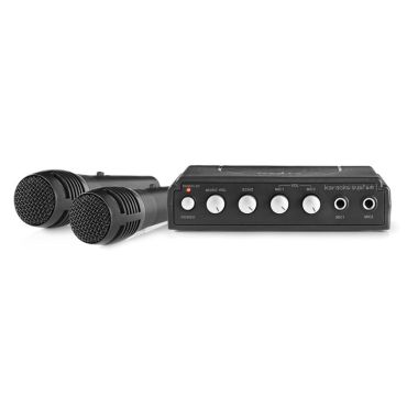 Μίκτης για Karaoke Nedis MIXK050BK με 2 μικρόφωνα