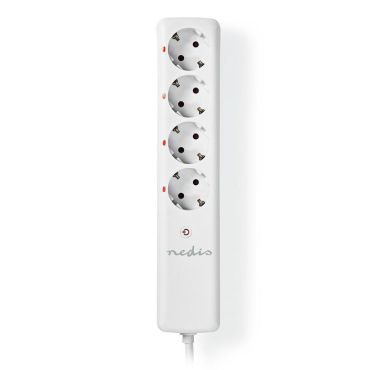 Τηλεχειριζόμενο RF πολύπριζο smart power 4 θέσεων Nedis RFP410FWT