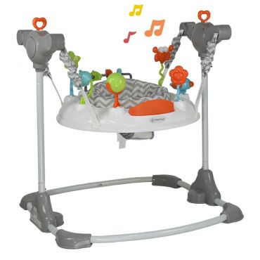 Trampoline Bebe Stars Sea Animals Steel Gray