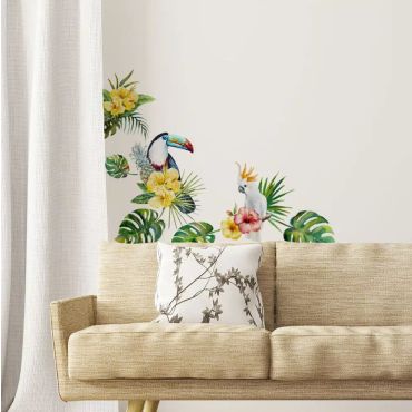 Decorative wall stickers Tropical Birds L