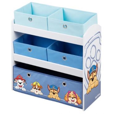 Toy storage shelves Paw Patrol