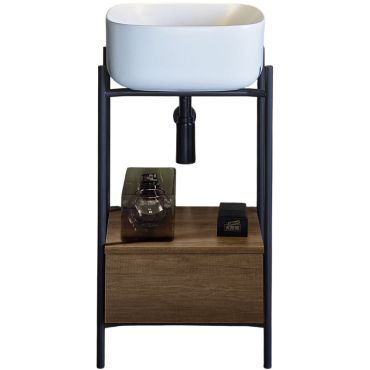 Bathroom furniture Laila 2702-NROP with drawer 2705-89 Scarabeo