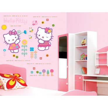 Διακοσμητικά αυτοκόλλητα τοίχου Hello Kitty II XL Ango